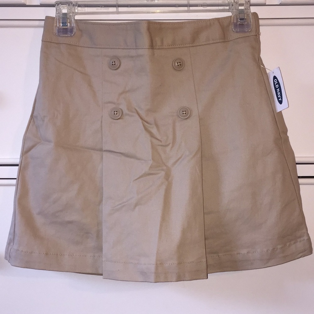 NWT Girls Old Navy tan skort